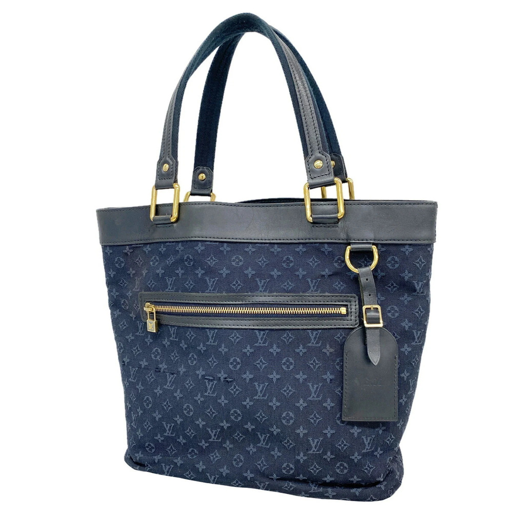 Louis Vuitton Monogram Mini Lucille GM Tote Bag M92679 TST Blue Women's